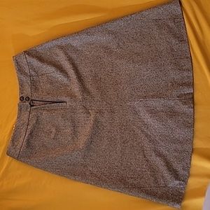 Banana Republic Wool A-line Button Back Dress Skirt